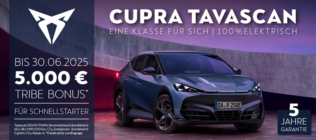 CUPRA 5.000€ Tribe Bonus