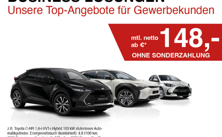  Toyota EasyDeals Gewerbeangebote
