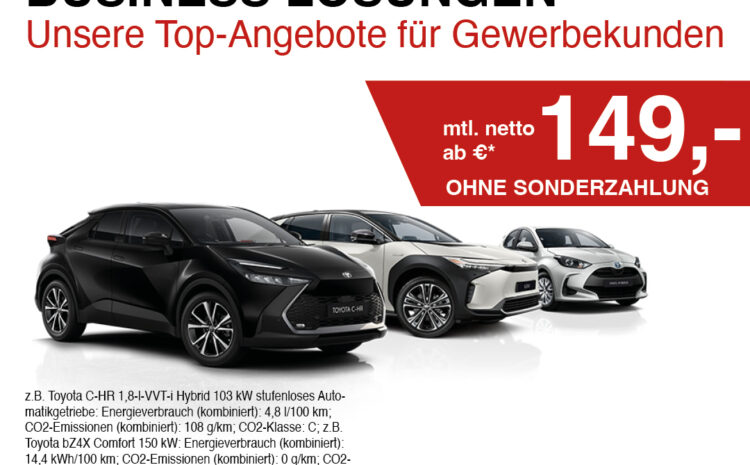  Toyota EasyDeals Gewerbeangebote