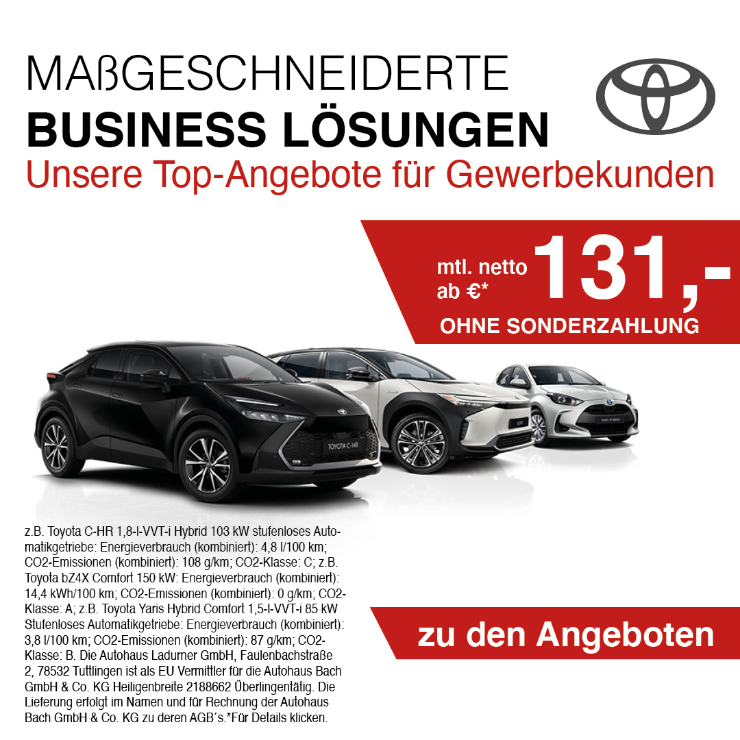 Toyota EasyDeals Gewerbeangebote Autohaus Ladurner GmbH in Toyota EasyDeals Gewerbeangebote Autohaus Ladurner GmbH in