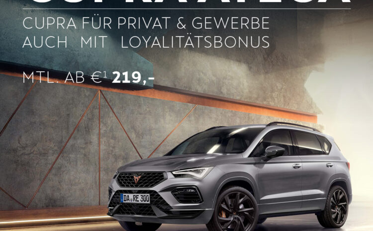  Cupra Ateca Leasing