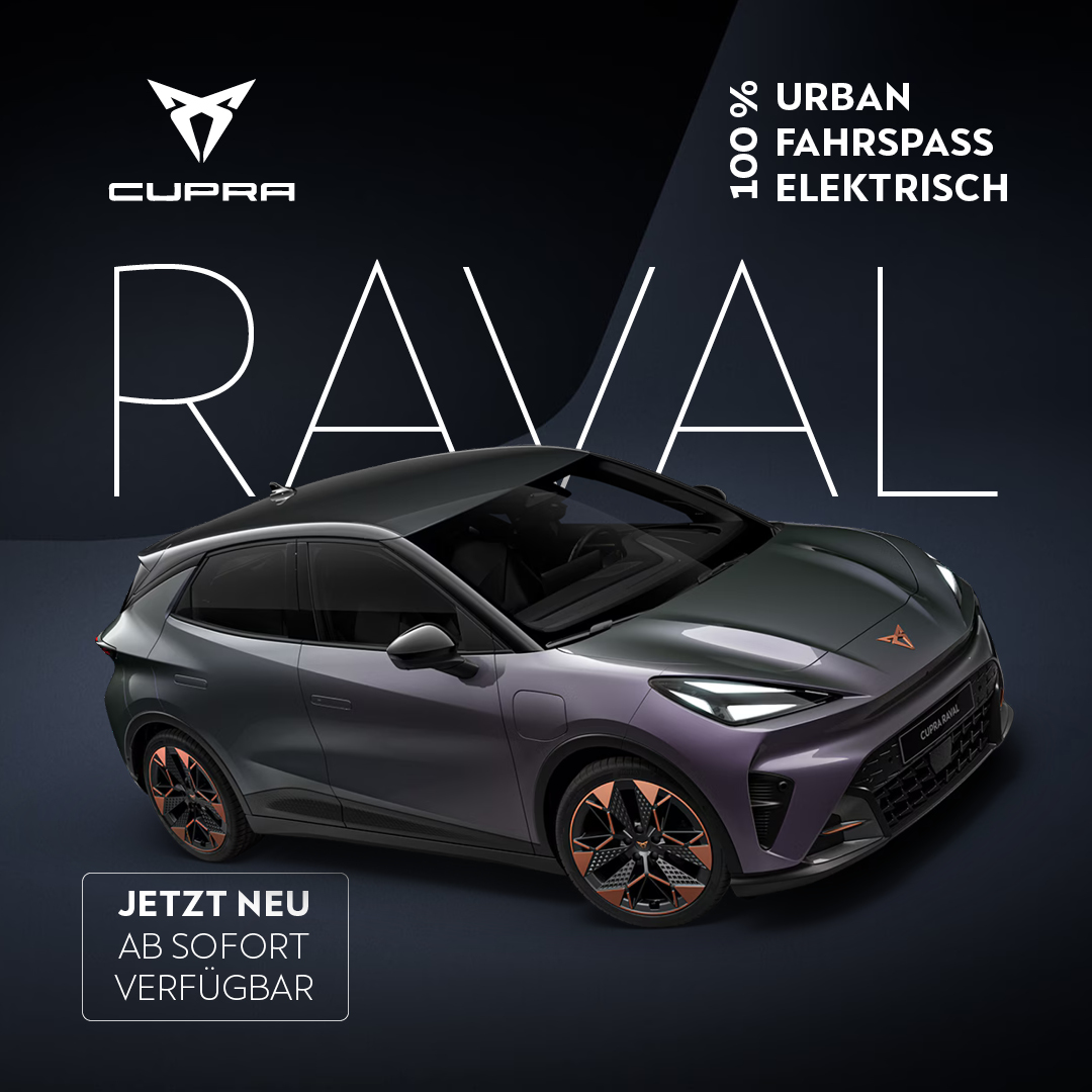 HEADER MOBILE Cupra Raval ab sofort