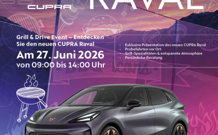  Cupra Raval Grill & Drive