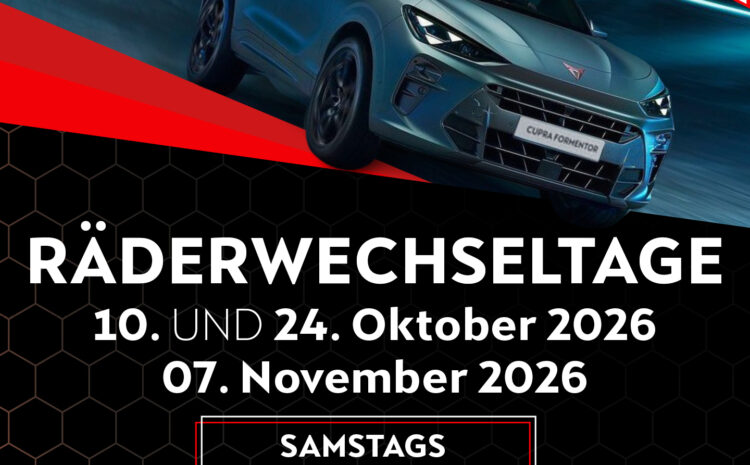  Räderwechseltage